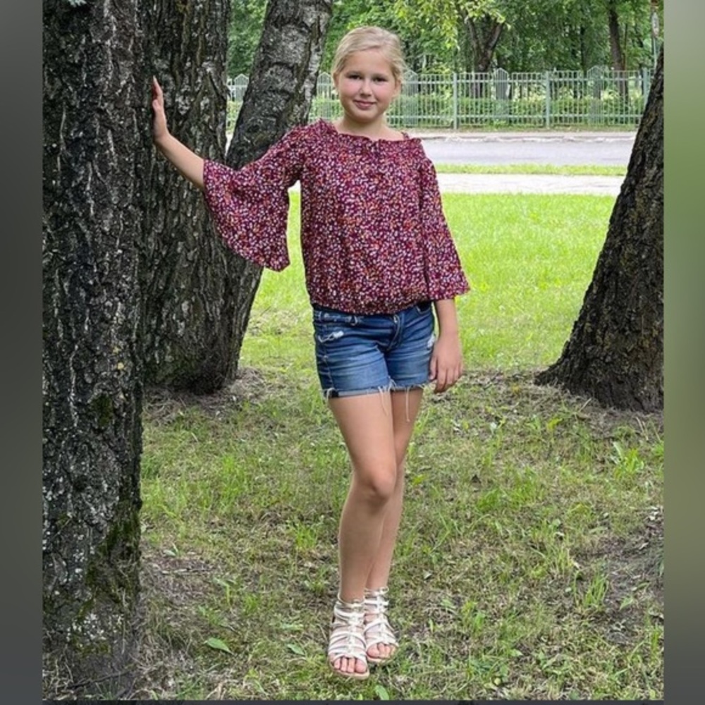 Amy Byer girls blouse size XL (16)